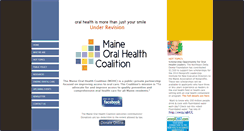 Desktop Screenshot of maineoralhealthcoalition.org